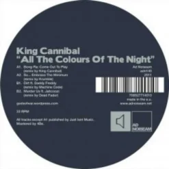 King Cannibal - All The Colours Of The Night - 12" Vinyl