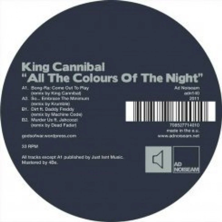 King Cannibal - All The Colours Of The Night - 12" Vinyl 1 King Cannibal - All The Colours Of The Night - 12" Vinyl
