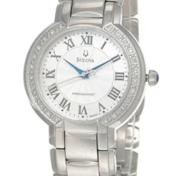 New Bulova Fairlawn 30MM MOP Dial Stainless Steel Women's Watch 96R167