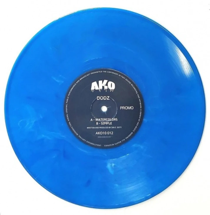 Dodz - Watercolors / Simple - 10" Colored Vinyl 1 Dodz - Watercolors / Simple - 10" Colored Vinyl