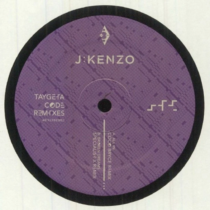 J:Kenzo - Taygeta Code Remixes Pt. 1 - 12" Vinyl 1 J:Kenzo - Taygeta Code Remixes Pt. 1 - 12" Vinyl