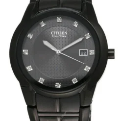 CITIZEN Eco-Drive Black Dial Black Ion-plated SS Men's Watch BM6675-52G