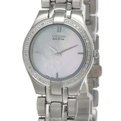 CITIZEN Eco Drive MOP Dial SS Women's Watch EG3150-51D