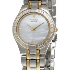 CITIZEN MOP Dial Two Tone STAINLESS STEEL Women's Watch EG3154-51D