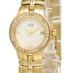 New Citizen Elegance MOP Dial SS Women's Watch EU0013-58D
