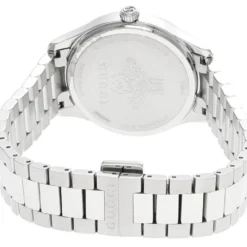 GUCCI G-Timeless 32MM Quartz S-Steel Black Dial Women's Watch YA1265034 -Movado shop gucci watches gucci g timeless 32mm quartz s steel black dial womens watch ya1265034 51120.1681416998