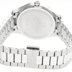 GUCCI G-Timeless 32MM Quartz S-Steel Gold Dial Women's Watch YA1265035 -Movado shop gucci watches gucci g timeless 32mm quartz s steel gold dial womens watch ya1265035 10570.1681416998