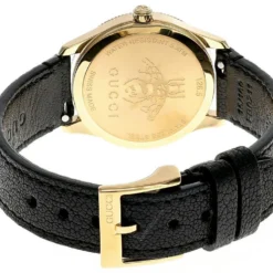 GUCCI G-Timeless 32MM SS Silver Dial Black LTHR Women's Watch YA1265023 -Movado shop gucci watches gucci g timeless 32mm ss silver dial black lthr womens watch ya1265023 62059.1652465066