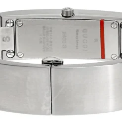 GUCCI Small SS Bracelet Black Dial Women's Watch 2405SP -Movado shop gucci watches gucci small ss bracelet black dial womens watch 2405sp 38310.1652728575