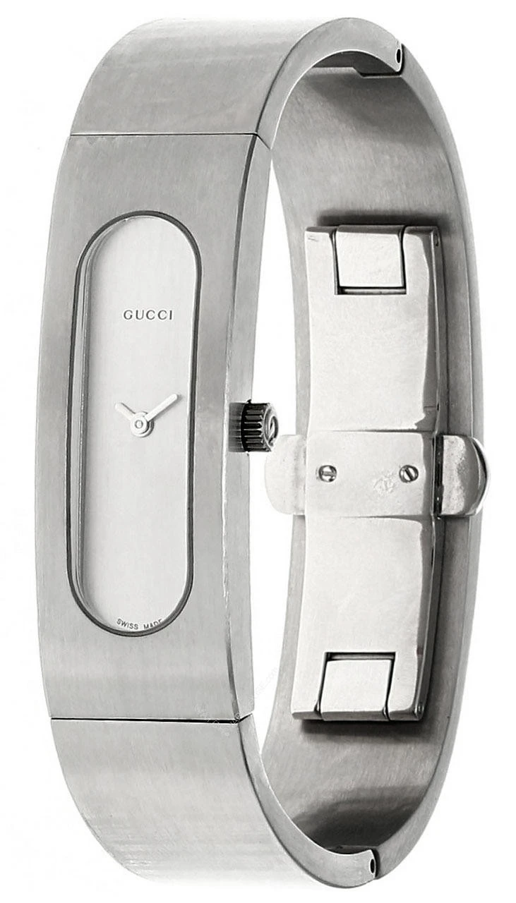 GUCCI Stainless Steel Silver Dial (S) Bracelet Women's Watch 2405SR-02465 1 GUCCI Stainless Steel Silver Dial (S) Bracelet Women's Watch 2405SR-02465
