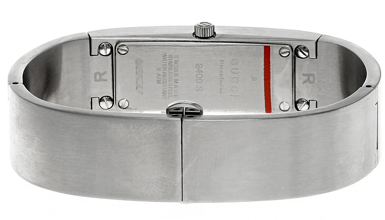 GUCCI Stainless Steel Silver Dial (S) Bracelet Women's Watch 2405SR-02465 3 GUCCI Stainless Steel Silver Dial (S) Bracelet Women's Watch 2405SR-02465 - Image 3