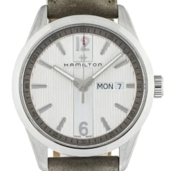 HAMILTON Broadway Day Date 40MM Quartz SS Silver Dial Watch H43311915