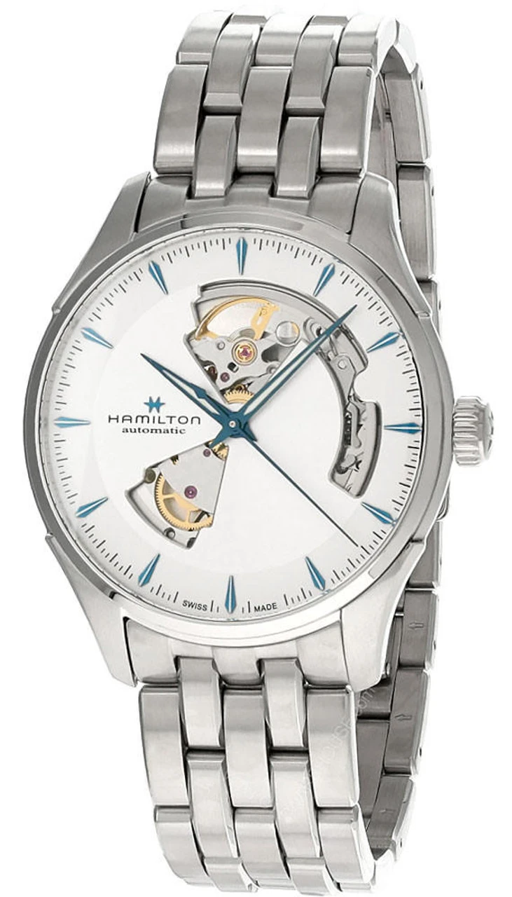HAMILTON Jazzmaster Open Heart AUTO 40MM SS Men's Watch H32675150 1 HAMILTON Jazzmaster Open Heart AUTO 40MM SS Men's Watch H32675150