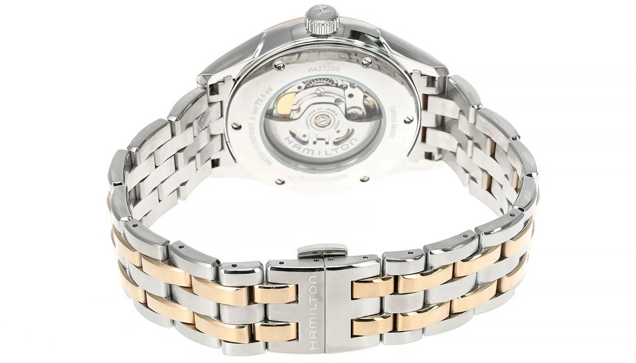 HAMILTON Jazzmaster Viewmatic 44MM AUTO 2-Tone Watch H42725151 4 HAMILTON Jazzmaster Viewmatic 44MM AUTO 2-Tone Watch H42725151 - Image 4