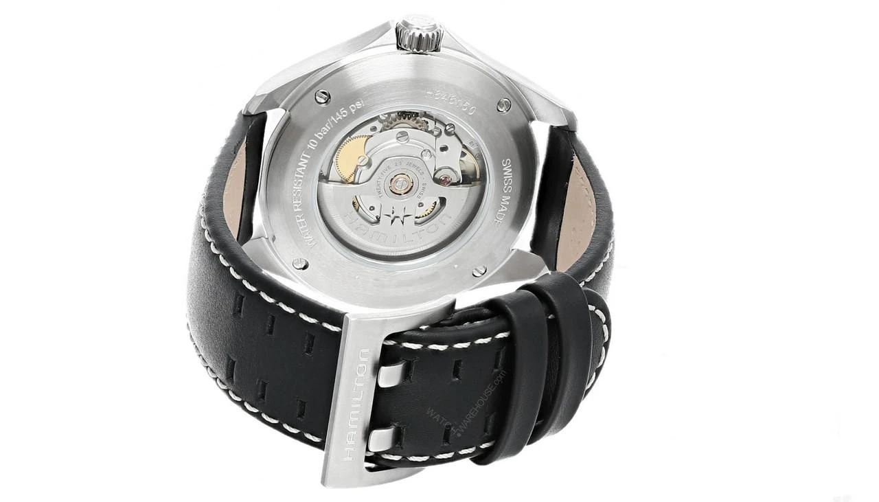 HAMILTON Khaki Aviation Pilot 42MM AUTO Day Date Men's Watch H64615735 3 HAMILTON Khaki Aviation Pilot 42MM AUTO Day Date Men's Watch H64615735 - Image 3