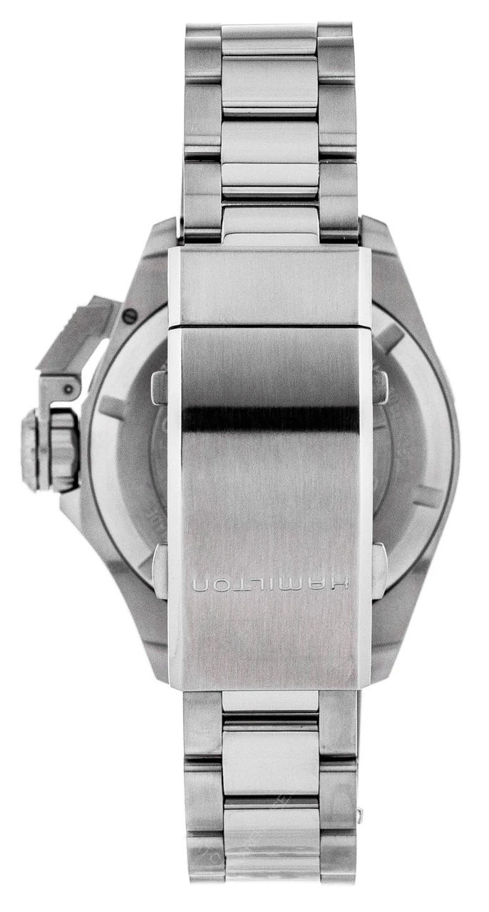 HAMILTON Khaki Navy Frogman 42MM AUTO SS Black Dial Watch H77605135 3 HAMILTON Khaki Navy Frogman 42MM AUTO SS Black Dial Watch H77605135 - Image 3