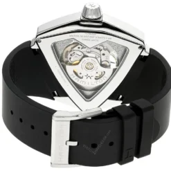 HAMILTON Ventura XXL Skeleton AUTO Rubber Men's Watch H24625330 -Movado shop hamilton watches hamilton ventura xxl skeleton auto rubber mens watch h24625330 51404.1700627115