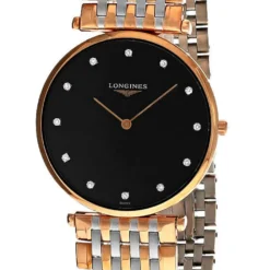 LONGINES La Grande Classique 36MM Quartz SS Black Dial Unisex Watch L4.755.1.57.7