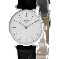 LONGINES La Grande Classique Silver Dial Leather Women's Watch L42094732