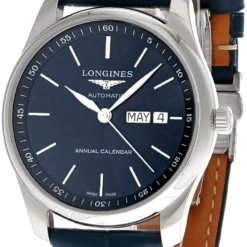 LONGINES Master Collection 40MM AUTO Blue Dial Leather Men's Watch L2.910.4.92.0