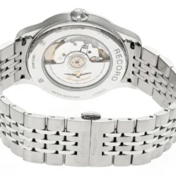 LONGINES Record 38.5MM AUTO SS Black Dial Men's Watch L2.820.4.56.6 -Movado shop longines watches longines record 38.5mm auto ss black dial mens watch l2.820.4.56.6 21451.1700800054