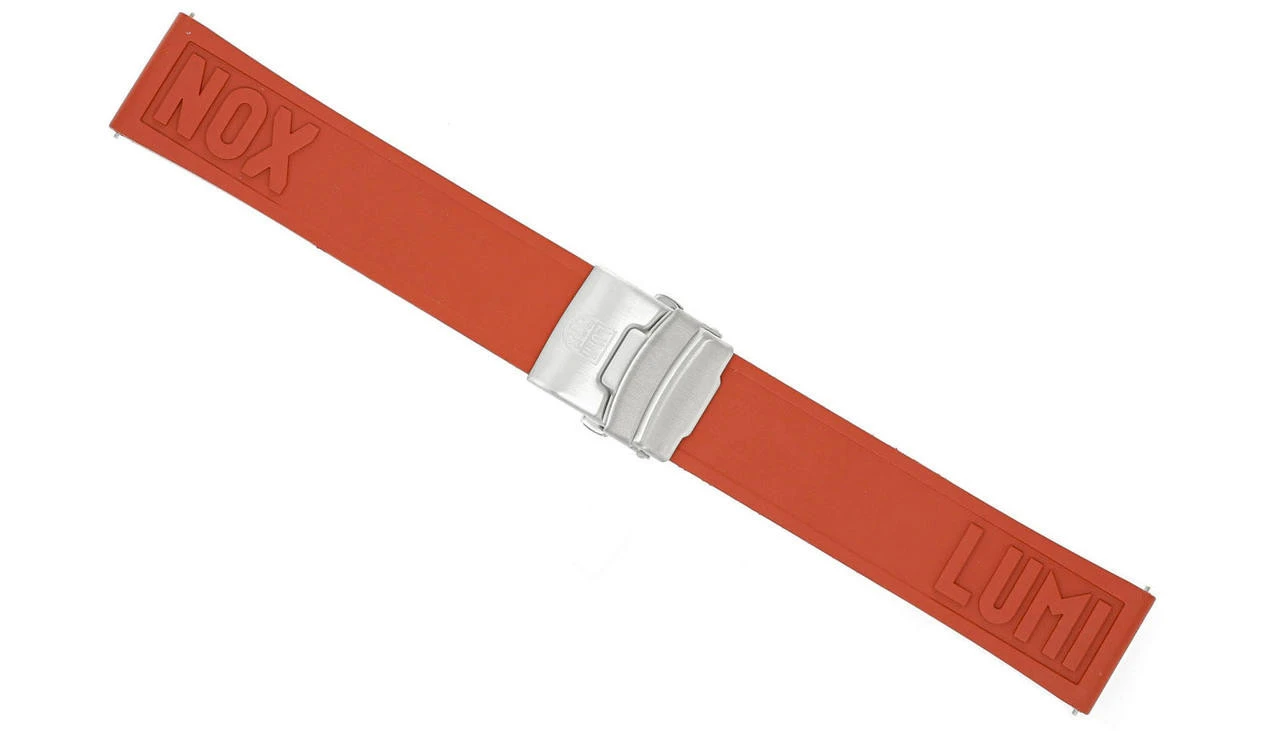 LUMINOX 24MM Red Rubber Cut-To-Fit Strap FPX.2406.30Q.K 1 LUMINOX 24MM Red Rubber Cut-To-Fit Strap FPX.2406.30Q.K