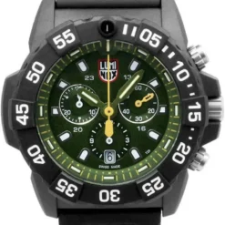 LUMINOX Navy Seal 45MM Chronograph Green Dial Men's Watch XS.3597