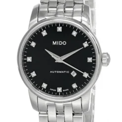 MIDO Baroncelli 29MM SS Diamond Black Dial Women's Watch M7600.4.68.1