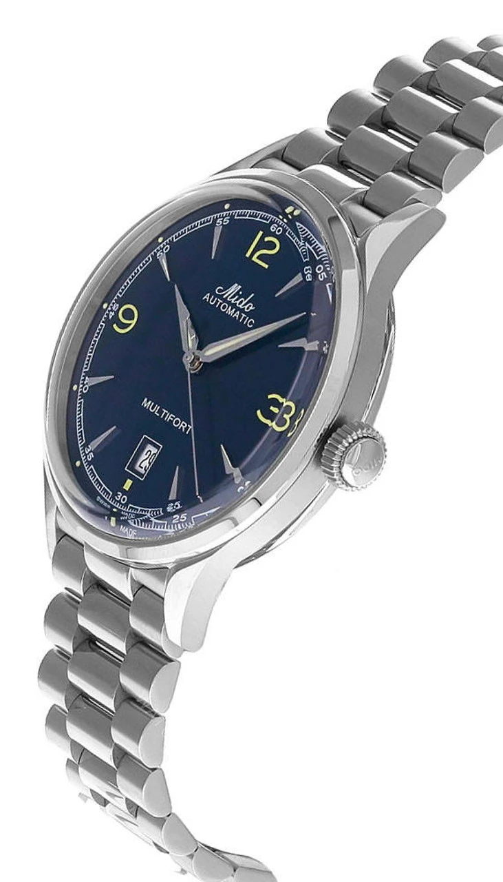 MIDO Multifort Powerwind 40MM SS Blue Dial Men's Watch M040.407.11.047.00 2 MIDO Multifort Powerwind 40MM SS Blue Dial Men's Watch M040.407.11.047.00 - Image 2