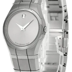 MOVADO 26MM Quartz S-Steel Silver Museum Dial Women's Watch 0605626