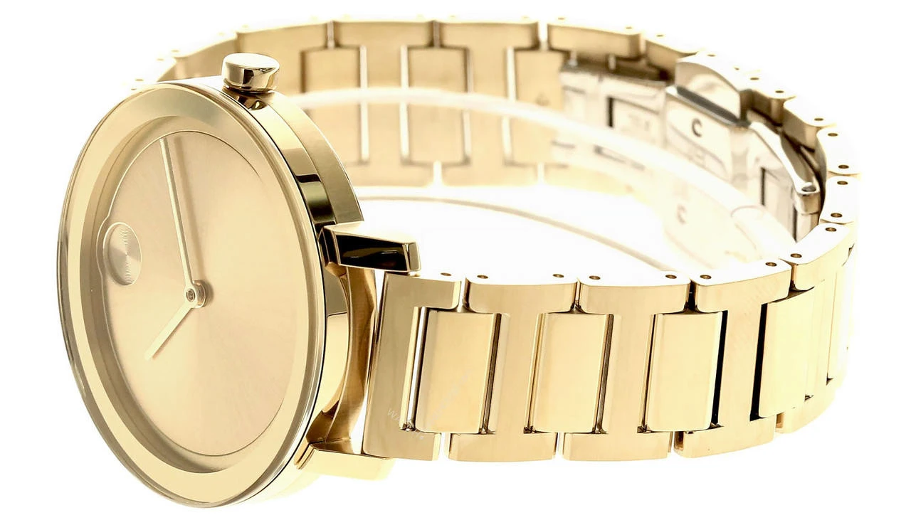 MOVADO Bold 34MM Quartz S-Steel Gold Museum Dial Women's Watch 3600648 2 MOVADO Bold 34MM Quartz S-Steel Gold Museum Dial Women's Watch 3600648 - Image 2