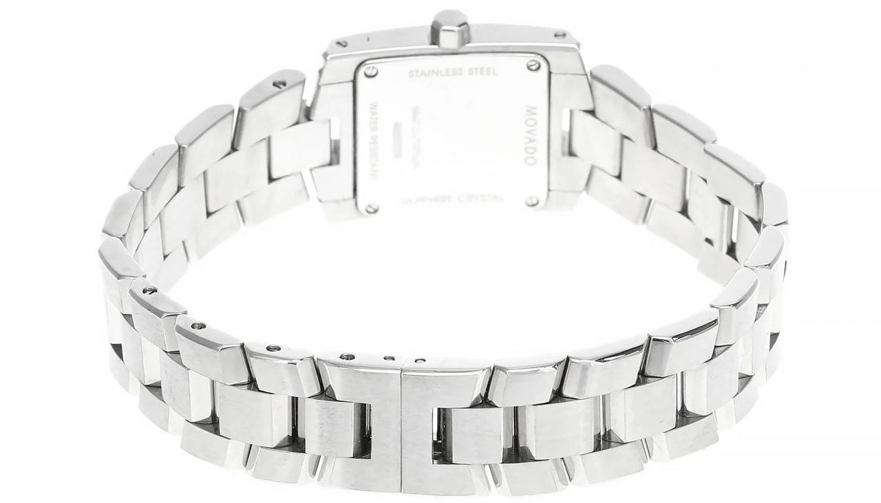 MOVADO Eliro 22MM Quartz S-Steel Black Dial Women's Watch 0604133 3 MOVADO Eliro 22MM Quartz S-Steel Black Dial Women's Watch 0604133 - Image 3