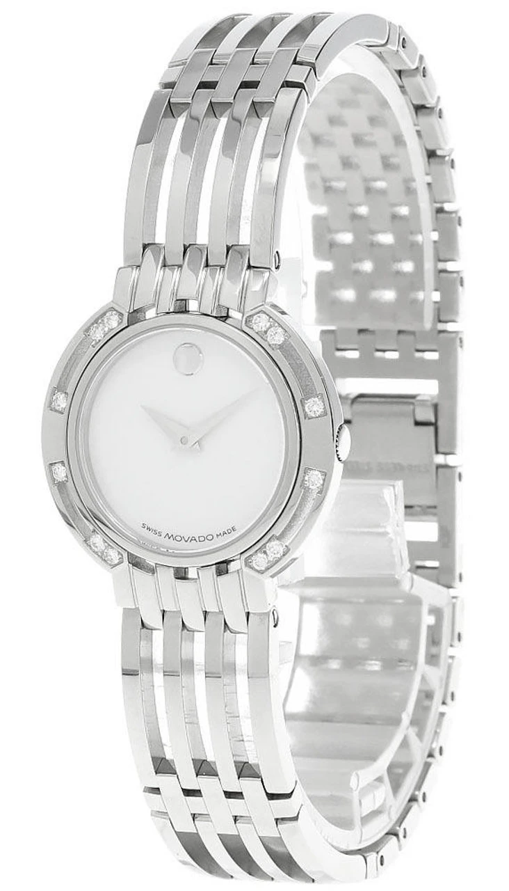 MOVADO Esperanza 26MM Quartz SS MOP Dial Bracelet Women's Watch 0605390 1 MOVADO Esperanza 26MM Quartz SS MOP Dial Bracelet Women's Watch 0605390