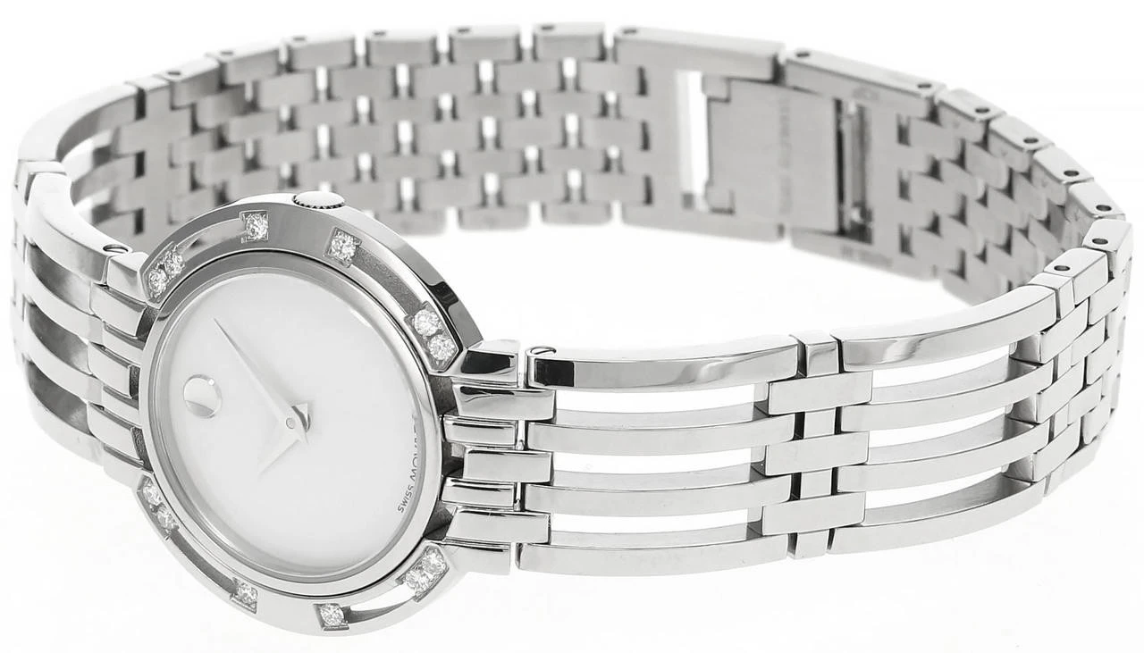 MOVADO Esperanza 26MM Quartz SS MOP Dial Bracelet Women's Watch 0605390 3 MOVADO Esperanza 26MM Quartz SS MOP Dial Bracelet Women's Watch 0605390 - Image 3