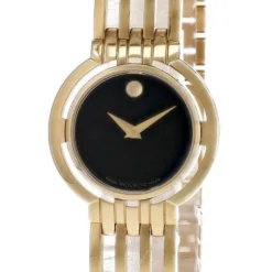 MOVADO Esperanza Stainless Steel Black Dial Women's Watch 0605693