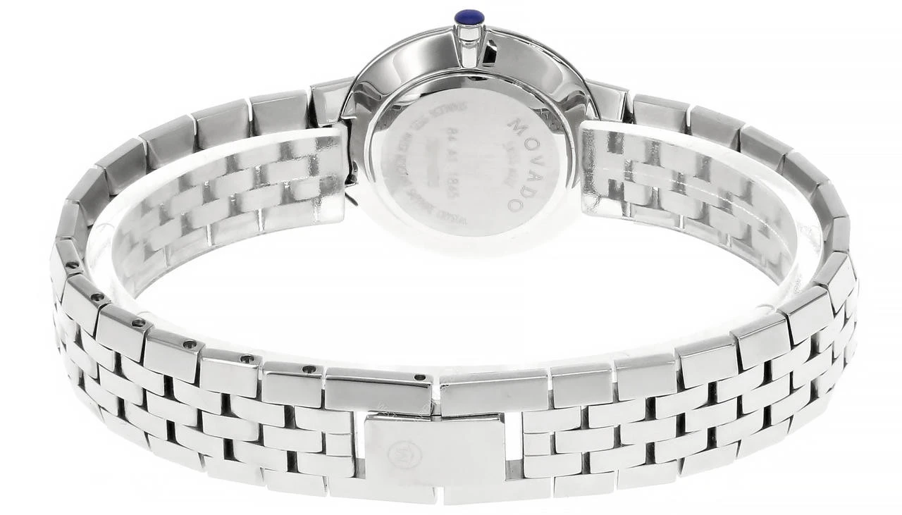 MOVADO Faceto Stainless Steel White Dial Women's Watch 0605566 3 MOVADO Faceto Stainless Steel White Dial Women's Watch 0605566 - Image 3