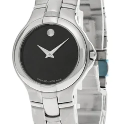 MOVADO Medalist Stainless Steel Black Dial Women's Watch 0604803