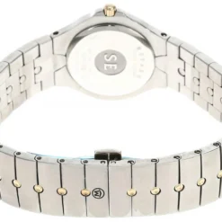 MOVADO Mini Sport SS Black Museum Dial Two-Tone Women's Watch 0604814 -Movado shop movado watches movado mini sport ss black museum dial two tone womens watch 0604814 87522.1668192992
