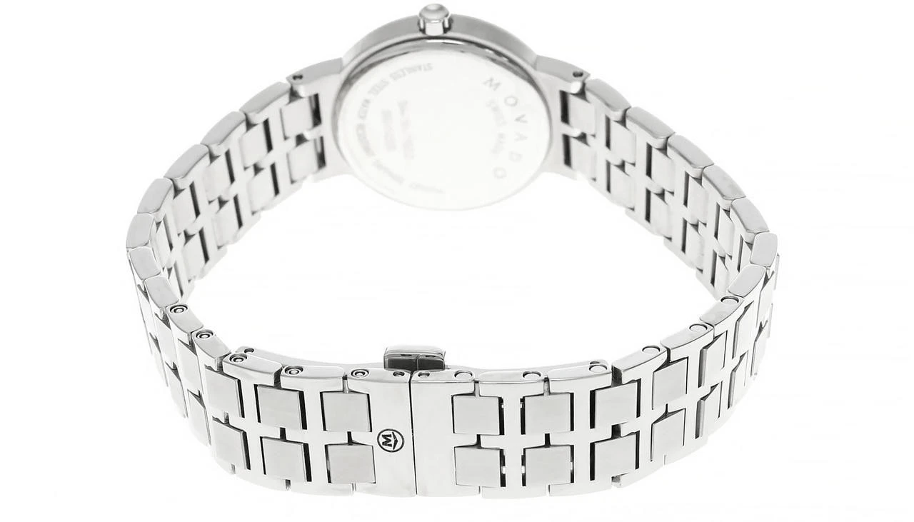 MOVADO Museum 25MM QTZ Stainless Steel Black Dial Women's Watch 0605743 3 MOVADO Museum 25MM QTZ Stainless Steel Black Dial Women's Watch 0605743 - Image 3