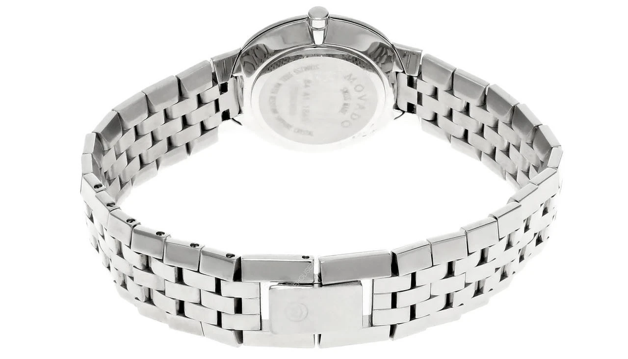 MOVADO Museum SS White Mother Of Pearl Dial Women's Watch 84-A1-1845 3 MOVADO Museum SS White Mother Of Pearl Dial Women's Watch 84-A1-1845 - Image 3