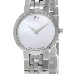 MOVADO Museum SS White Mother Of Pearl Dial Women's Watch 84-A1-1845