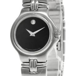 MOVADO Museum Stainless Steel Black Dial Women's Watch 0602753