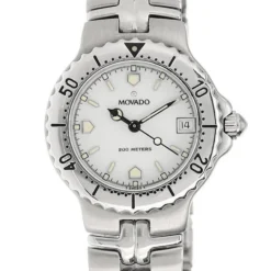 MOVADO Quartz S- Steel White Dial Women's Watch 0603526