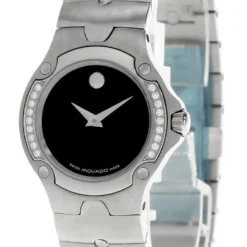 MOVADO Sport Edition Stainless Steel BLK Dial Women's Watch 84-G4-1851