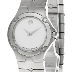 MOVADO Sport LTD 27MM SS White MOP Dial Women's Watch 0604459-MOP