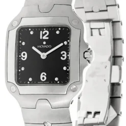 MOVADO Sports Edition S-Steel Black Dial Women's Watch 0605267