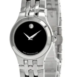 MOVADO Stainless Steel Black Museum Dial Women's Watch 84 E4 1832