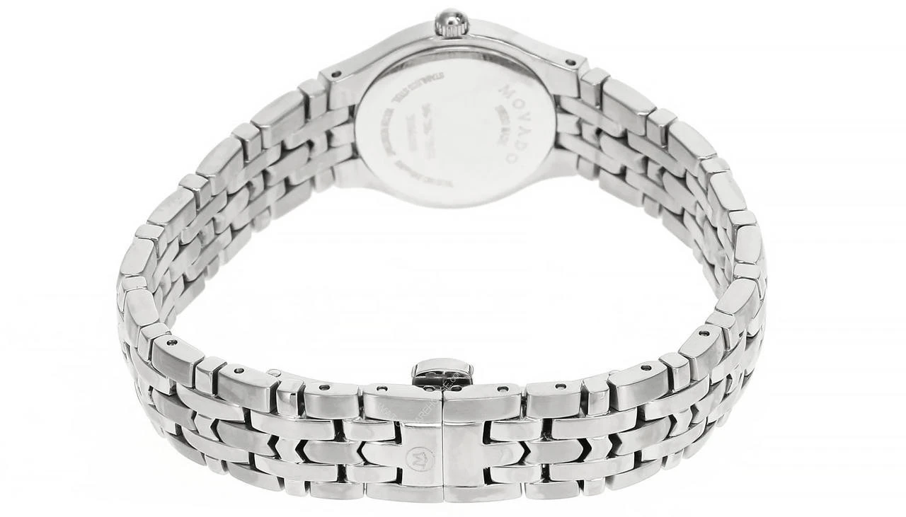 MOVADO Stainless Steel Black Museum Dial Women's Watch 84 E4 1832 3 MOVADO Stainless Steel Black Museum Dial Women's Watch 84 E4 1832 - Image 3