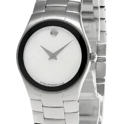 MOVADO Strato 26MM S-Steel White MOP Dial Women's Watch 0605609-MOP