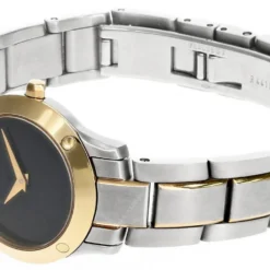 Movado shop -Movado shop movado watches movado verso stainless steel blk dial gold bezel womens watch 0604058 30447.1668183014